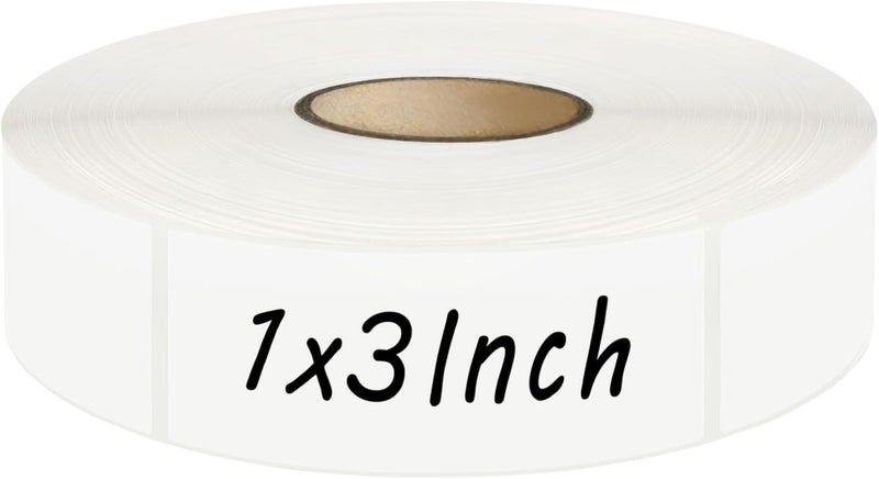 YCDMLJC 600Pcs Blank Removable Freezer Labels,1x3In Date Label Stickers,No Residue Food Storage Containers Labels,for Food Containers Pantry Organization - Image 1